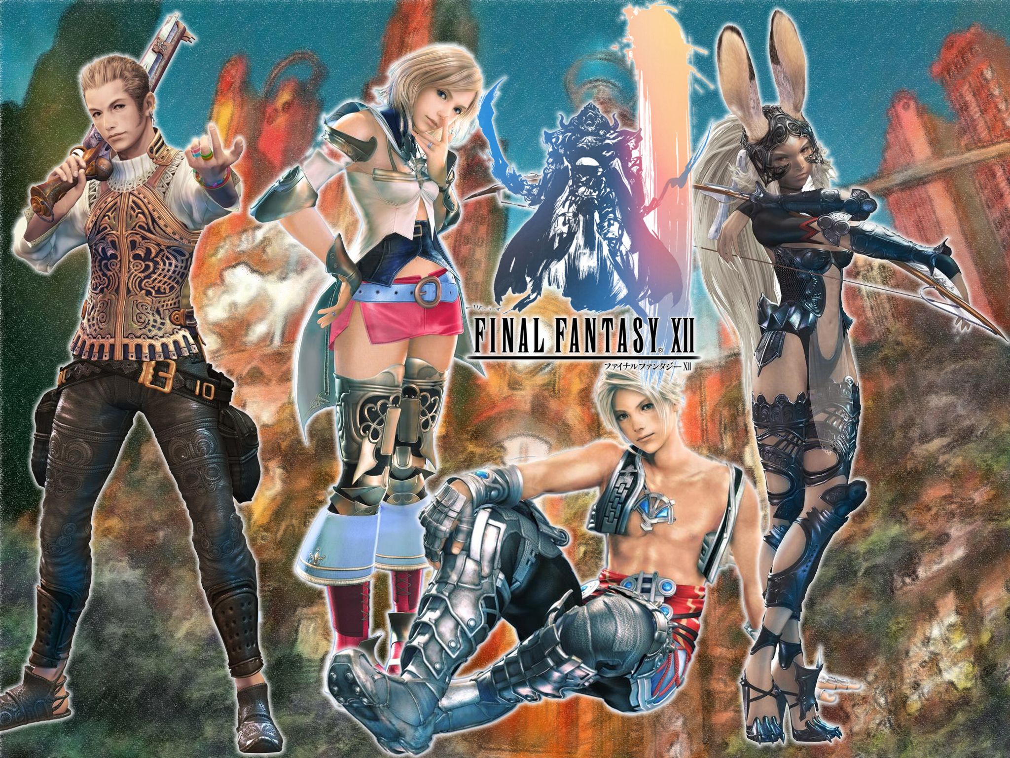 Square Enix, Final Fantasy Xii, Ashe, Balthier, Fran - Final Fantasy 12 - HD Wallpaper 