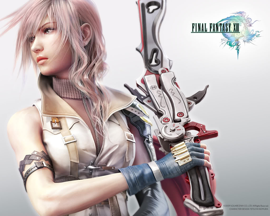 Final Fantasy 13 Girl - HD Wallpaper 