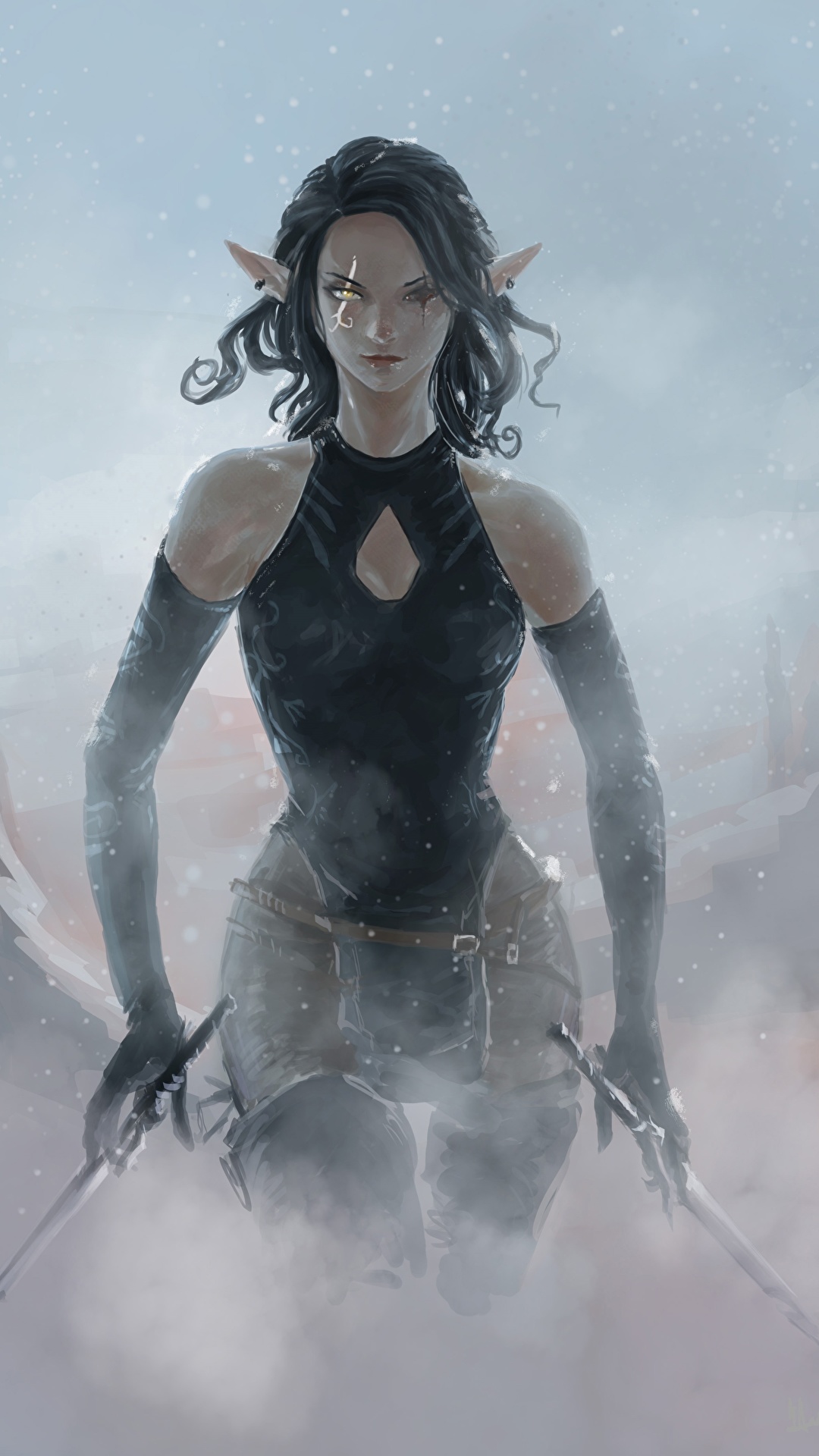 Final Fantasy Elezen Art - HD Wallpaper 