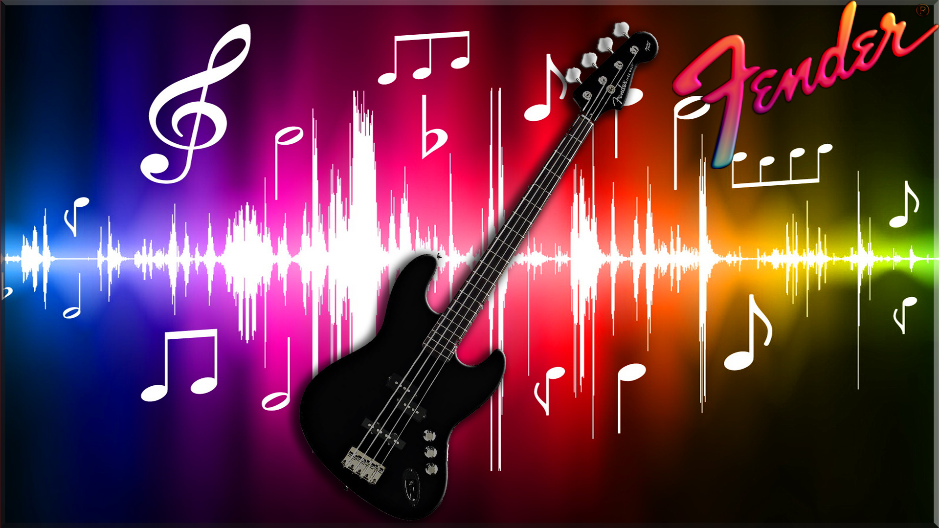 Bass Guitar Hd - HD Wallpaper 