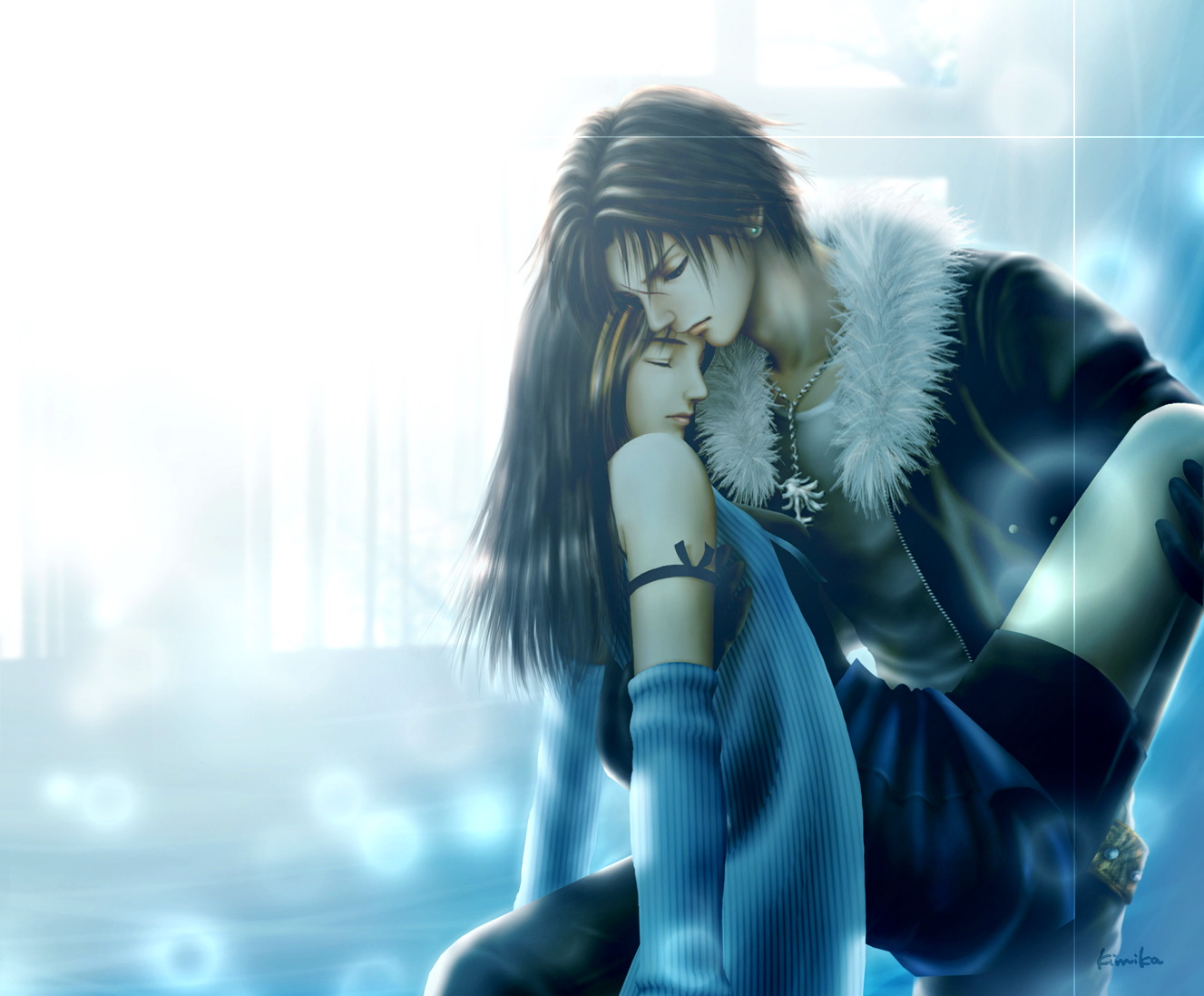 Final Fantasy 8 Rinoa And Squall - HD Wallpaper 
