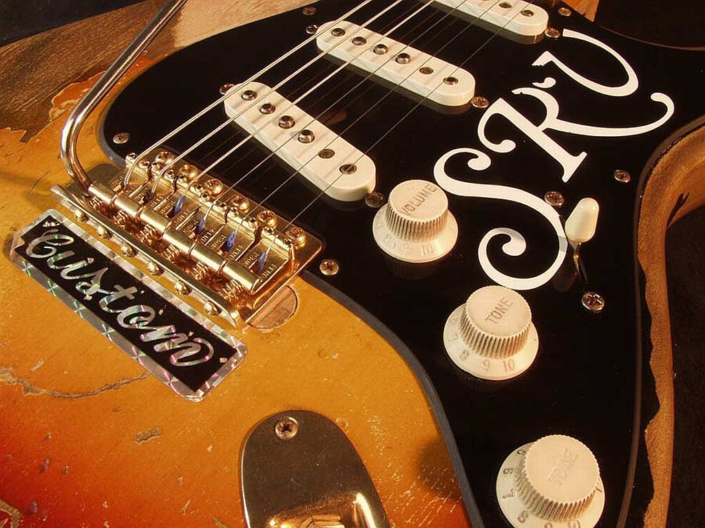 Telecaster Wallpaper - Stevie Ray Vaughan Guitar - HD Wallpaper 