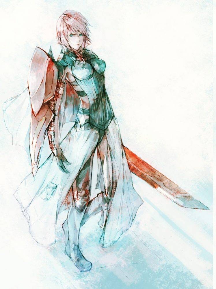 Lightning Farron Final Fantasy Xiii - HD Wallpaper 