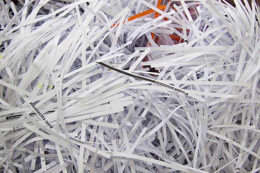 White Shredded Paper Scraps, Shredder, Mechanically, - Shredded Paper Free - HD Wallpaper 