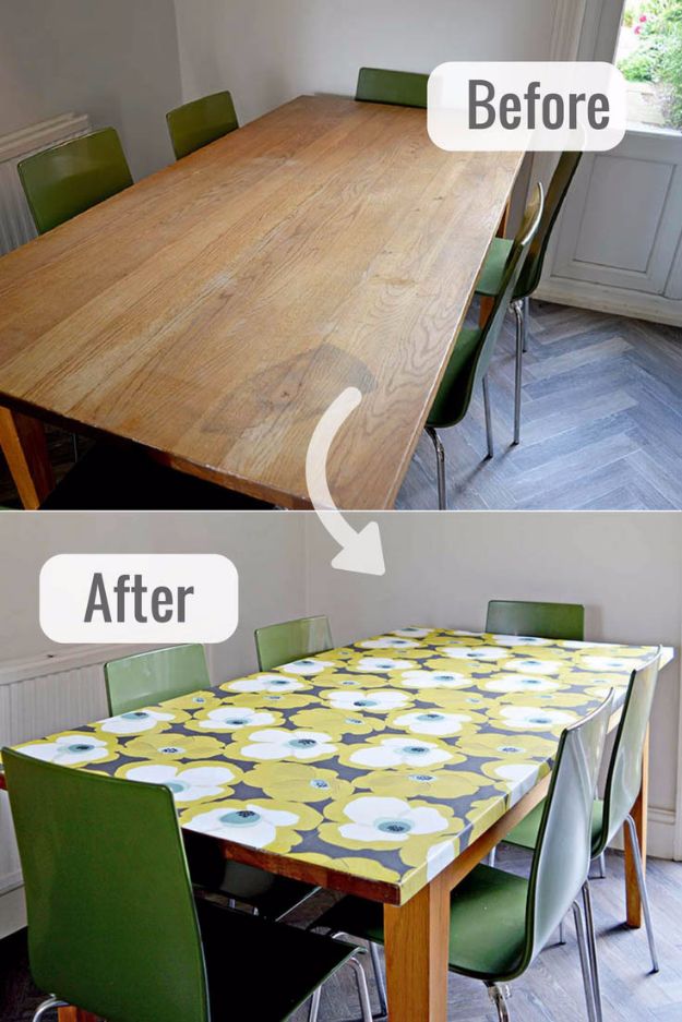 Decoupage Table Top - HD Wallpaper 