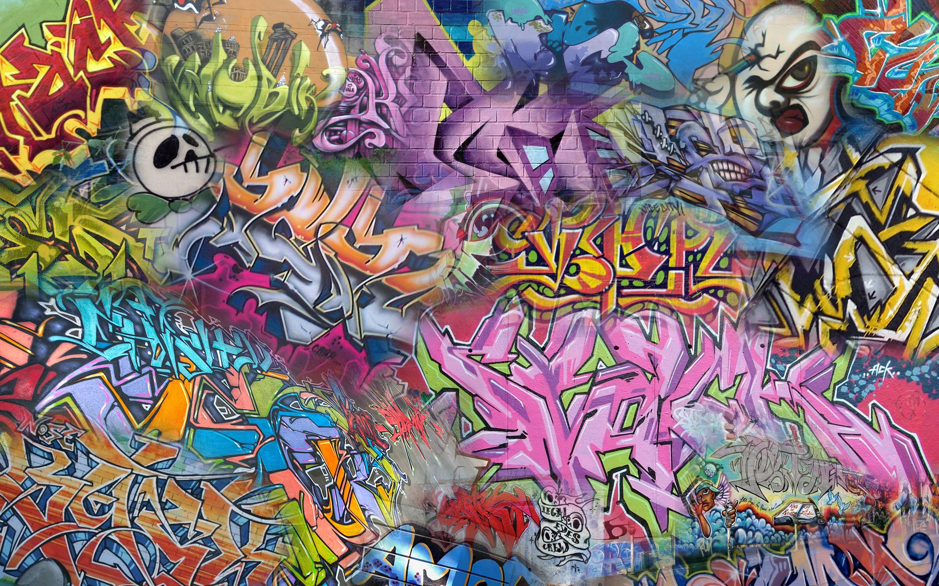 Abstract Graffiti - HD Wallpaper 