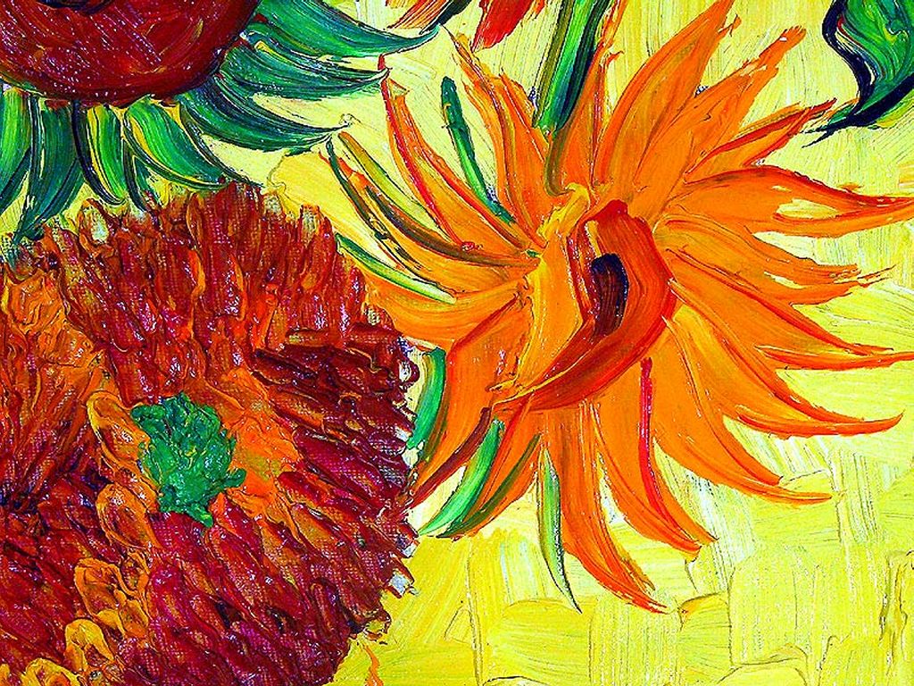 Van Gogh - Vincent Van Gogh All Flower Paintings - HD Wallpaper 