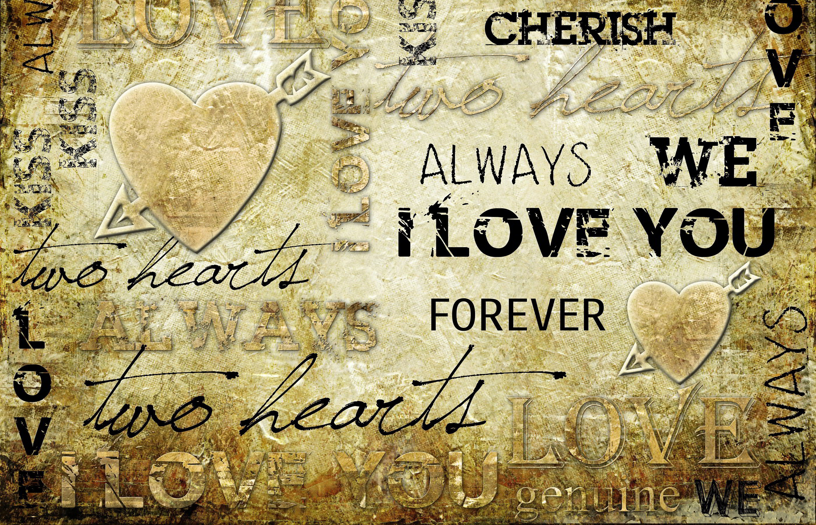 Vintage Love Art - HD Wallpaper 