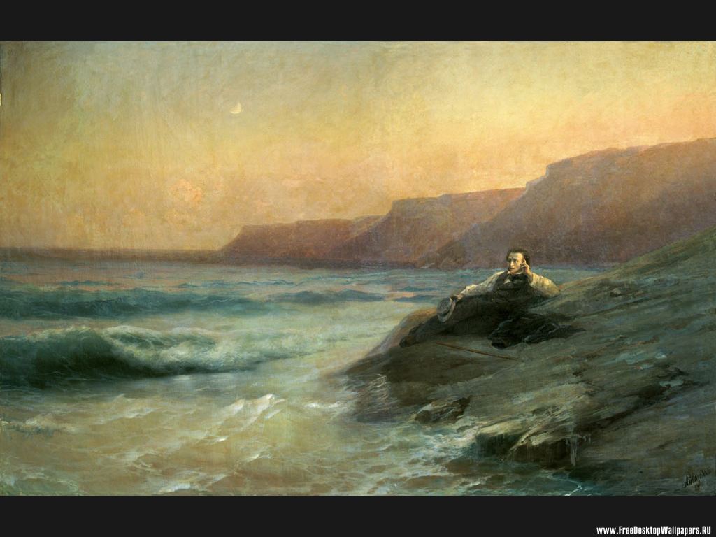 Pushkin At Sea Coast - Pushkin On The Coast Black Sea - HD Wallpaper 