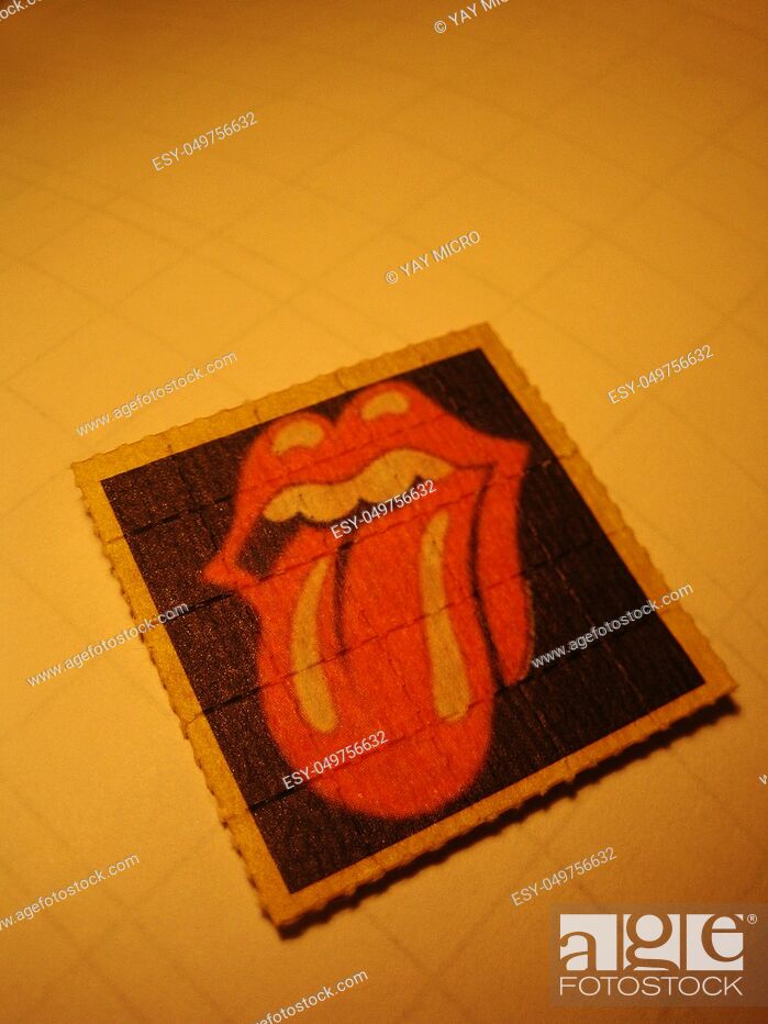 Rolling Stones Sticker Ls D Tongue Background Fine - Stock Photography - HD Wallpaper 
