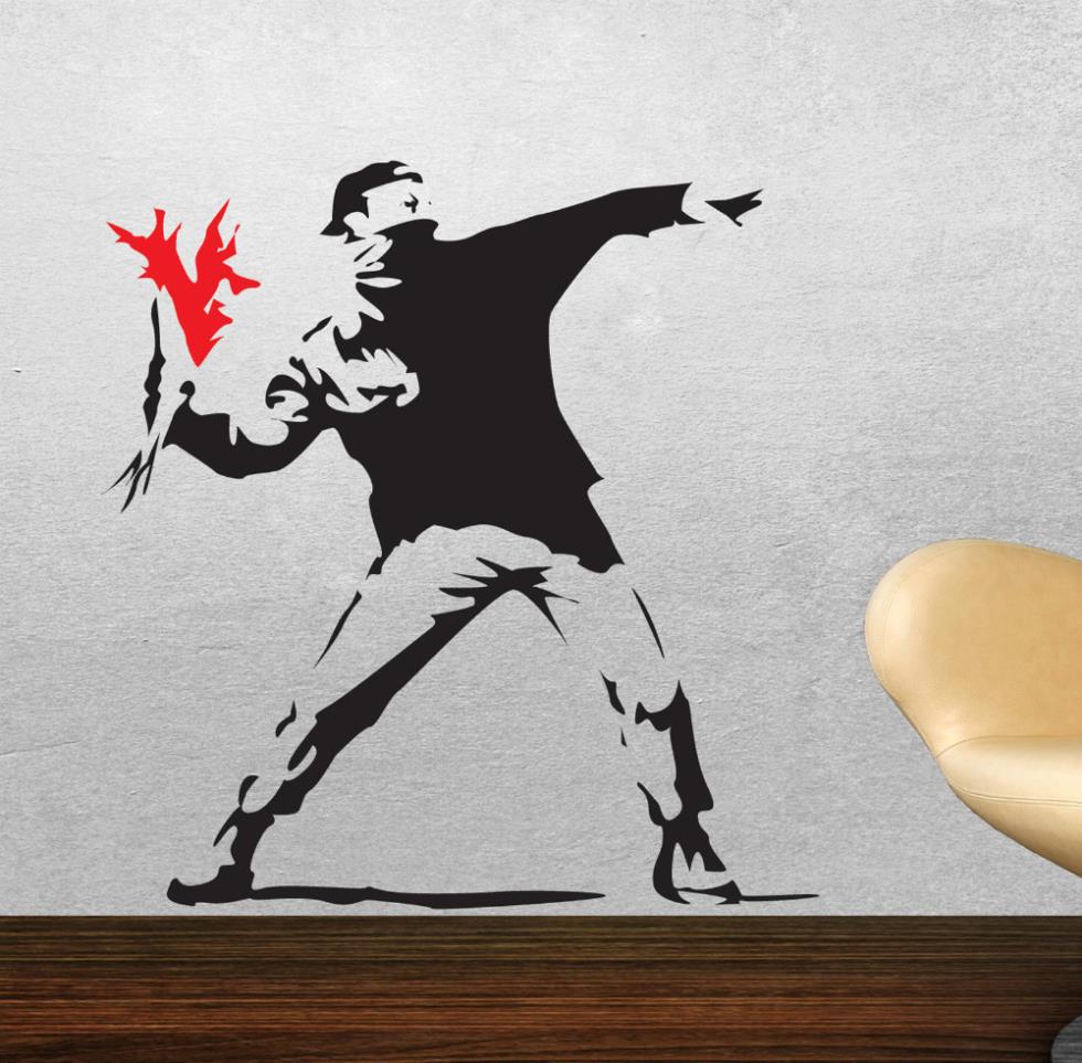 Banksy Graffiti - HD Wallpaper 