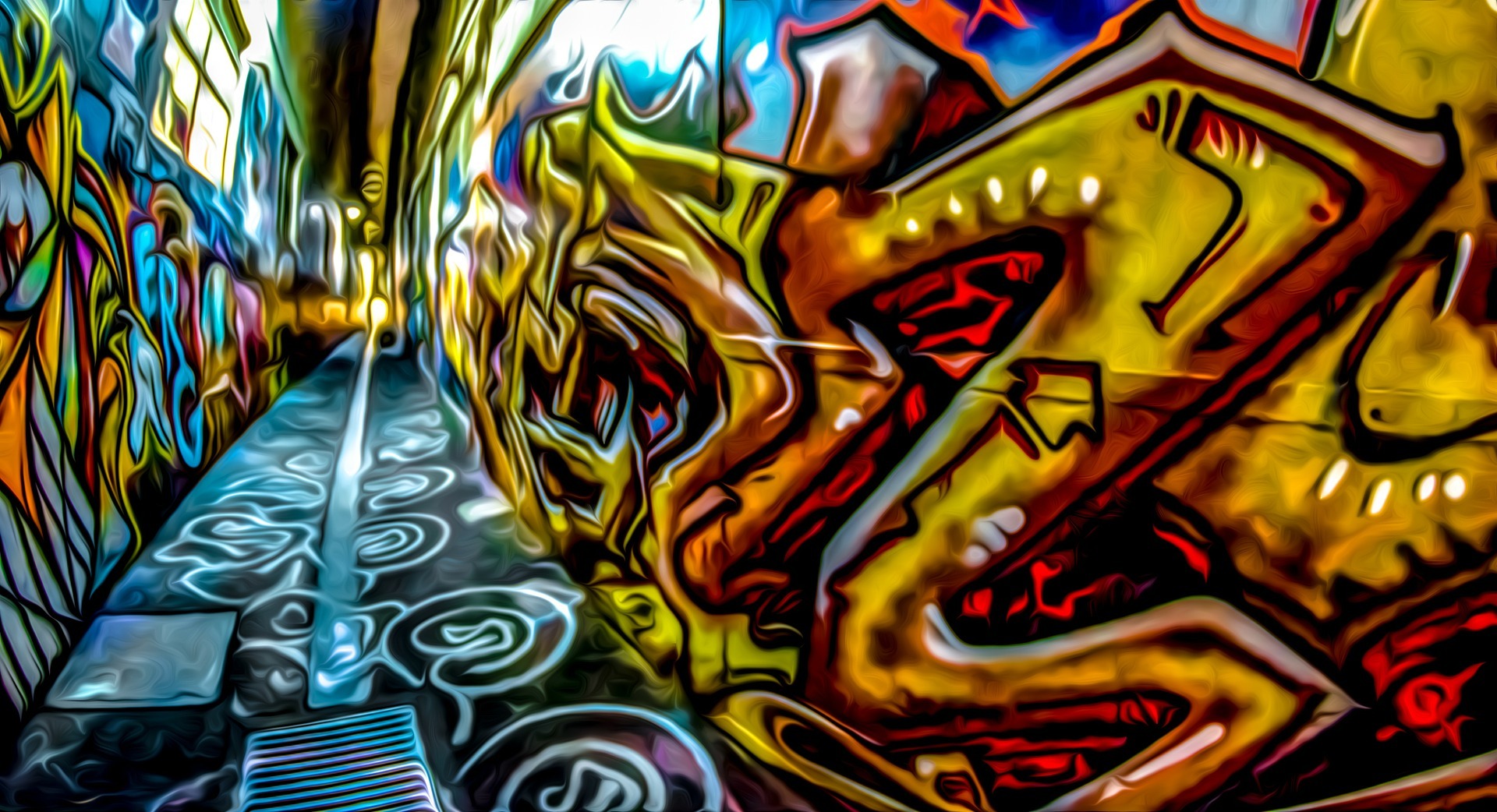 Street Wall Painting Wallpapers - Imagenes De Graffitis 4k - HD Wallpaper 