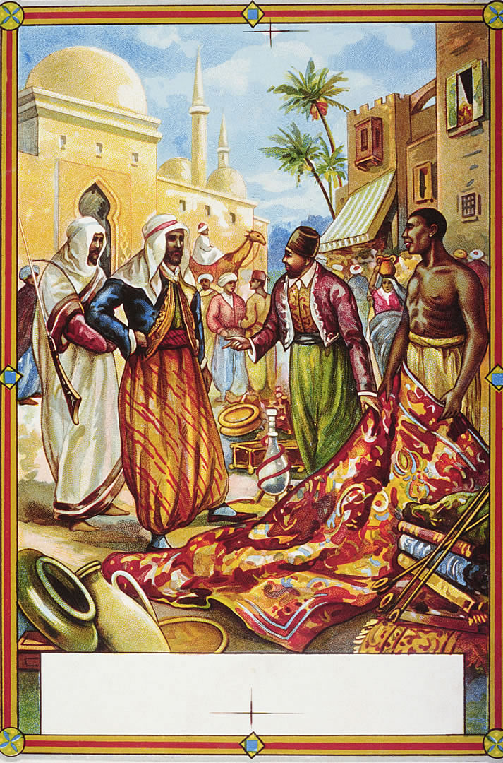 Arab Scene Template - Arab Art - HD Wallpaper 
