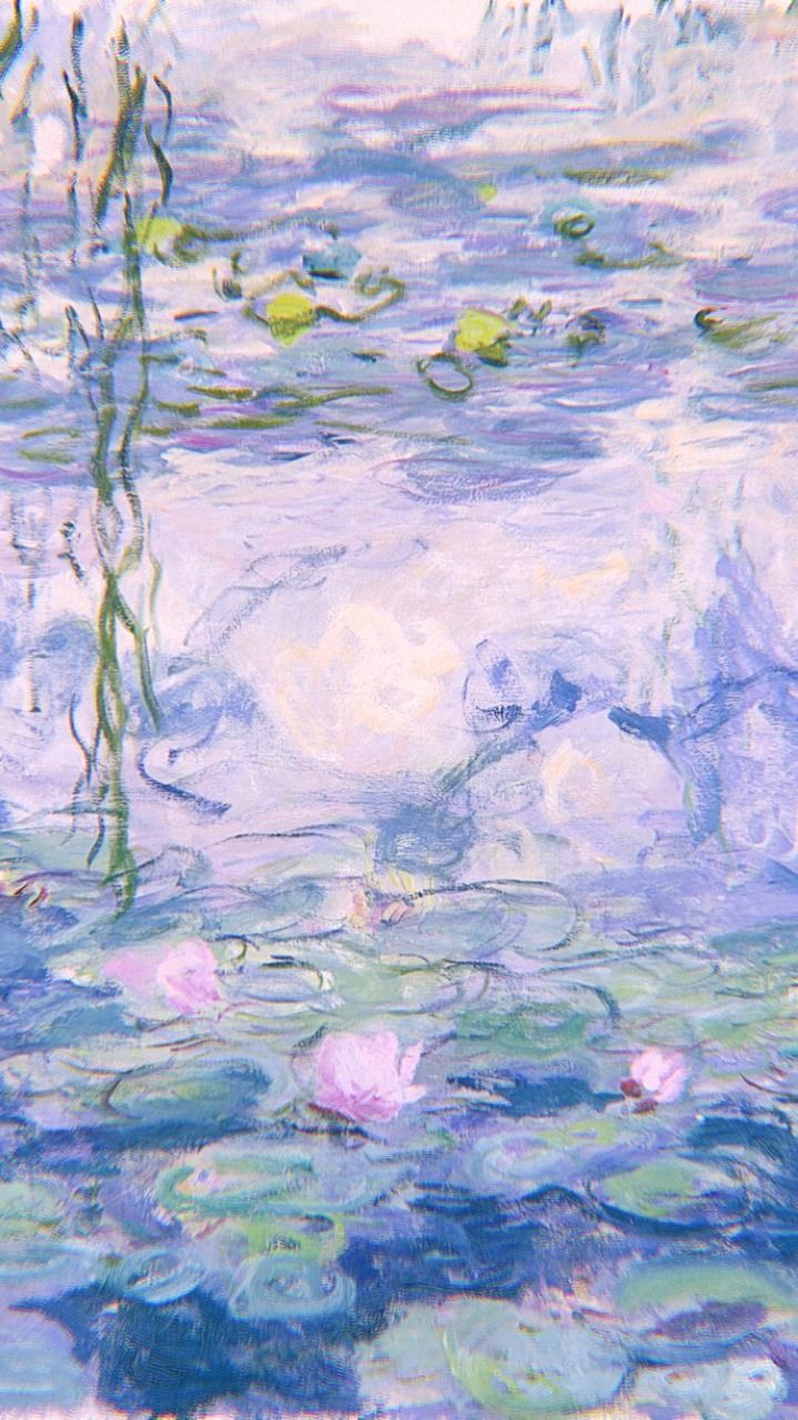 Art Wallpapers - Iphone Monet Water Lilies - HD Wallpaper 