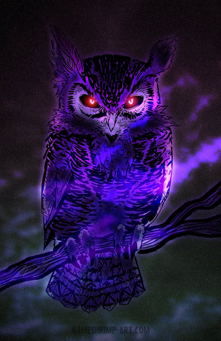 Owl Art Wallpaper - HD Wallpaper 