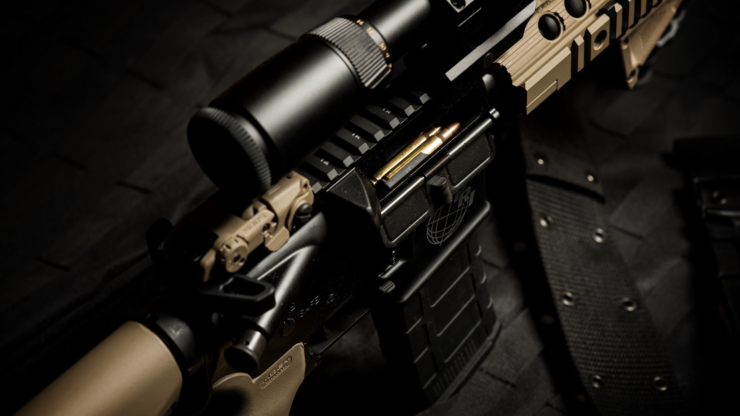 Gun Wallpaper Full Hd 
 Data Src Best Ar 15 Wallpaper - Ar-15 Style Rifle - HD Wallpaper 