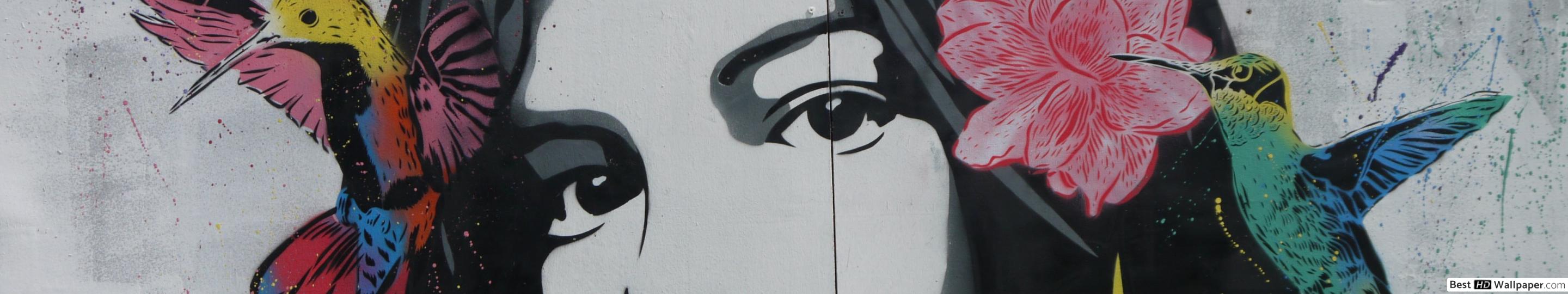World And Woman Graffiti - HD Wallpaper 