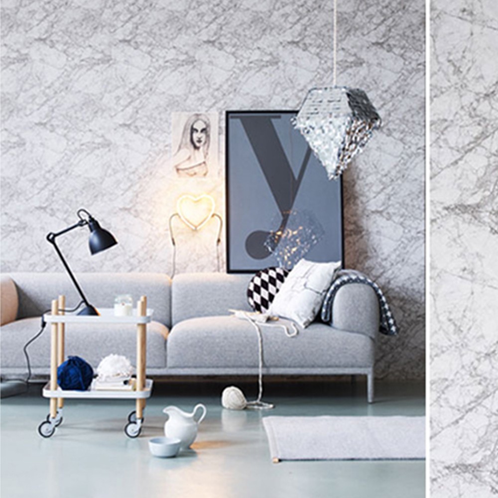Marble Wallpaper - Tapeta Ferm Living Marbling - HD Wallpaper 