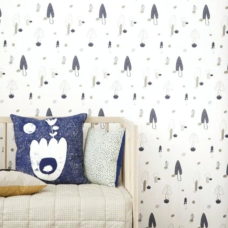 Living Kids Landscape Wallpaper Ferm Thin Lines - Ferm Living Kids - HD Wallpaper 