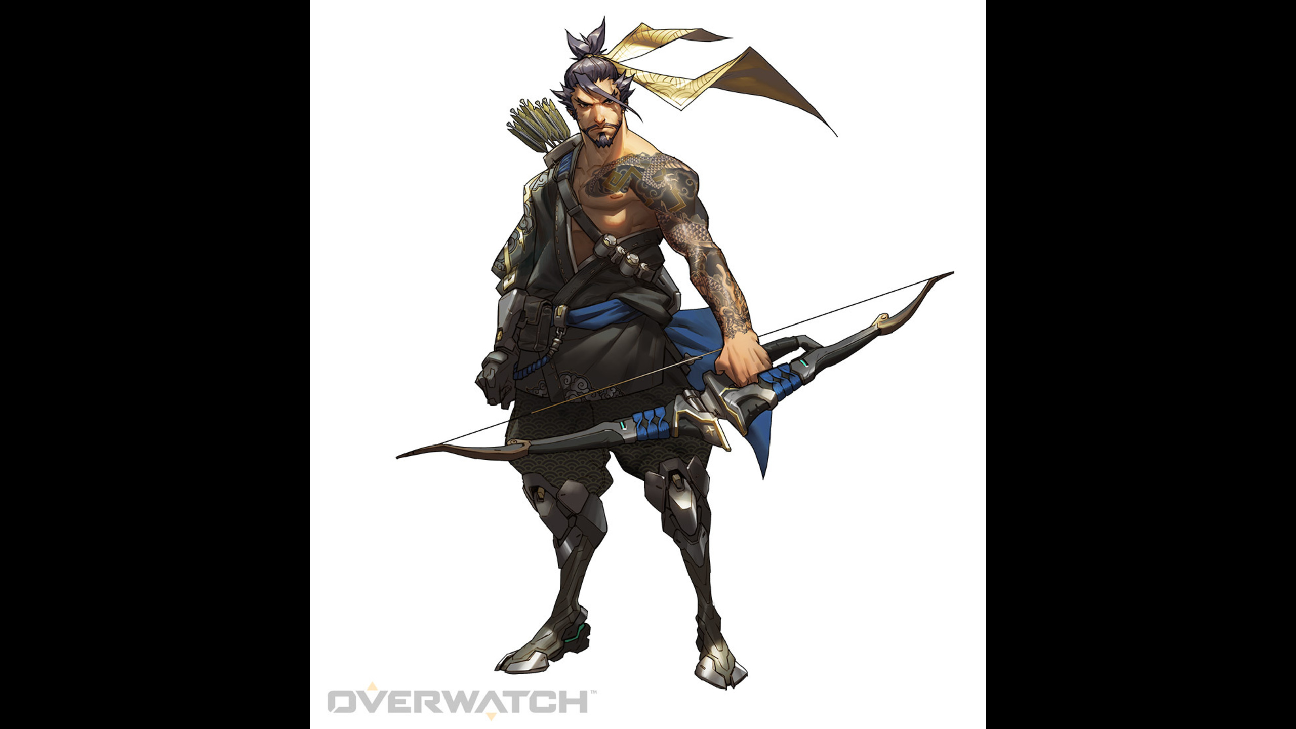Hanzo Concept Wide Wallpaper - Hanzo Overwatch Tempo Storm - HD Wallpaper 