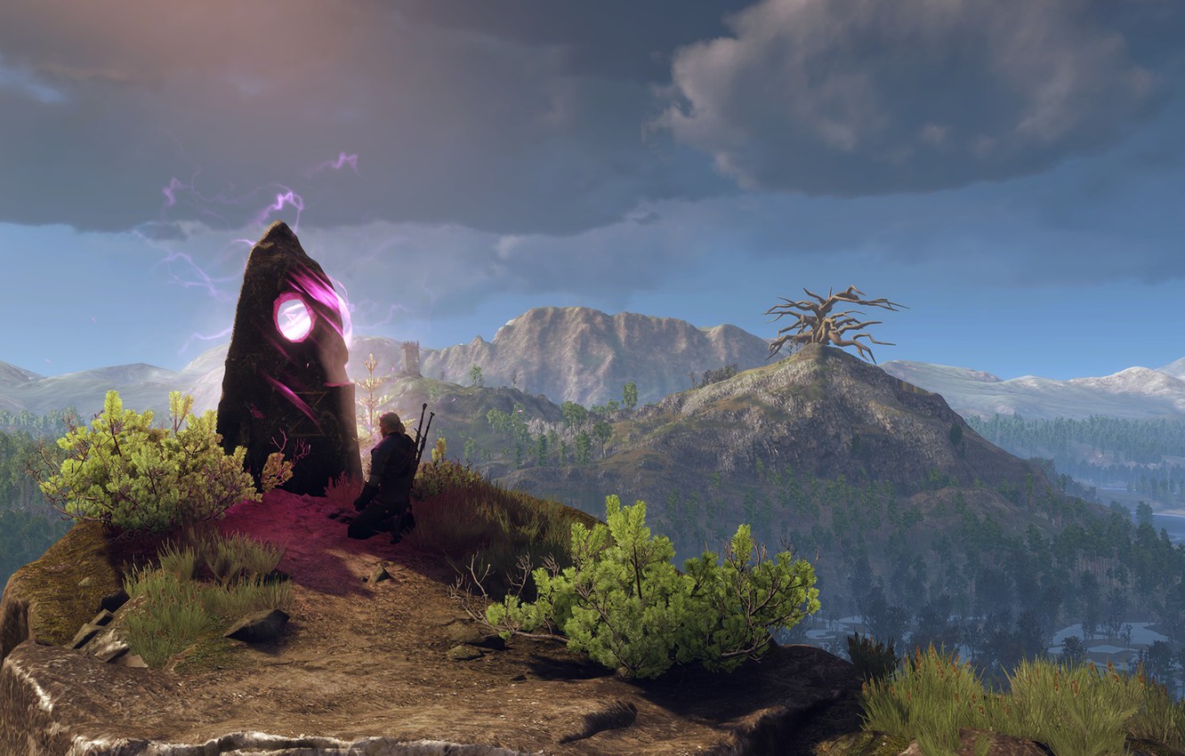 Photo Wallpaper Landscape, Place, The Witcher, The - Witcher 3 - HD Wallpaper 