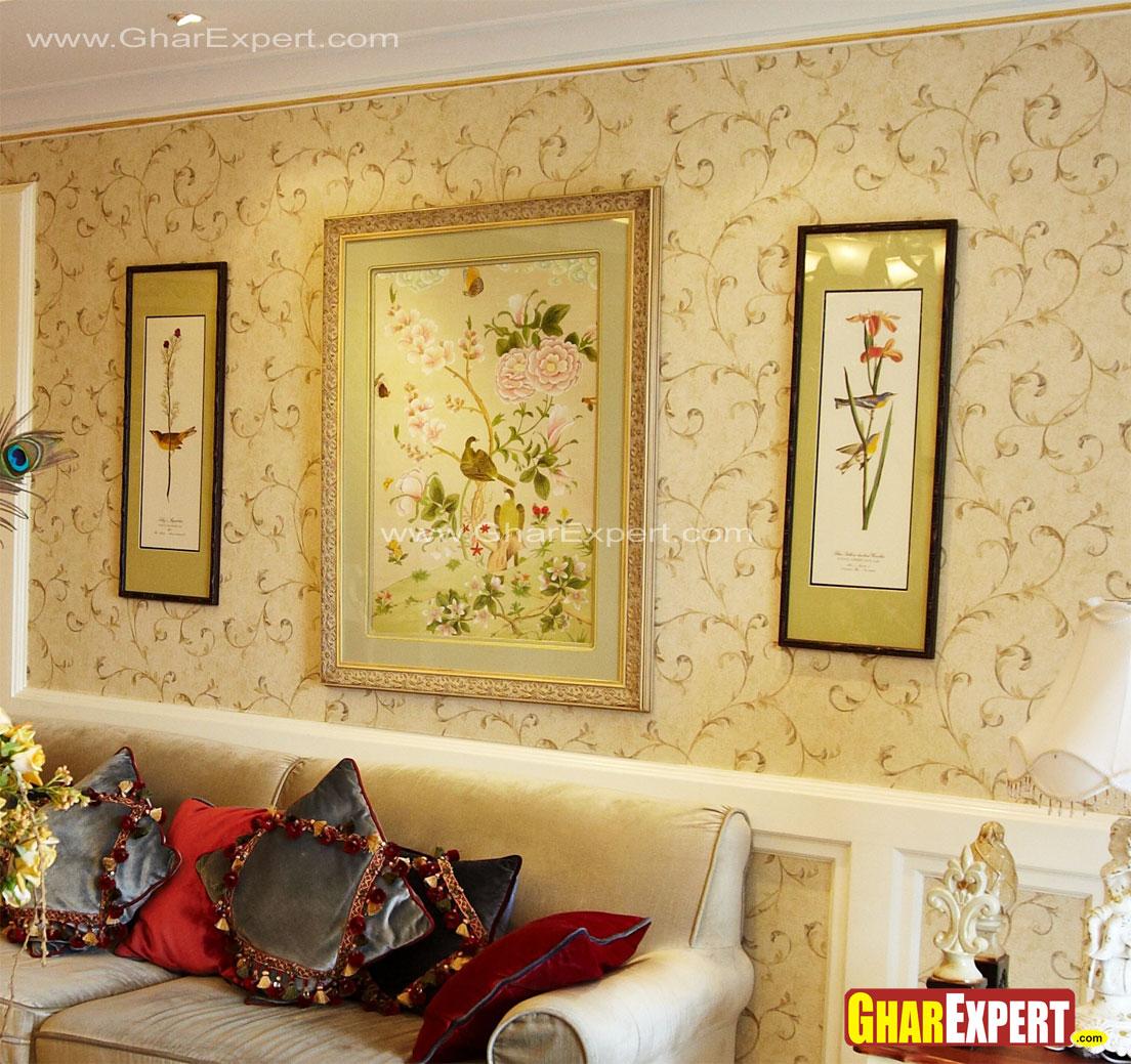 Room Plastic Paint Design - HD Wallpaper 