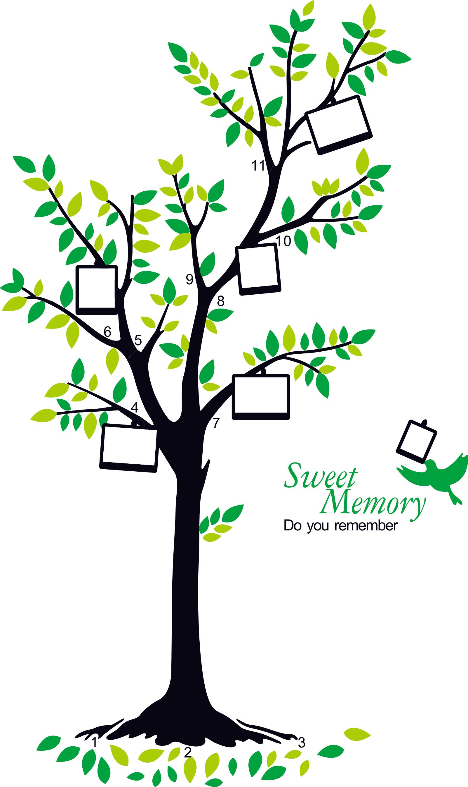 Hiasan Pohon Dinding Kamar - HD Wallpaper 