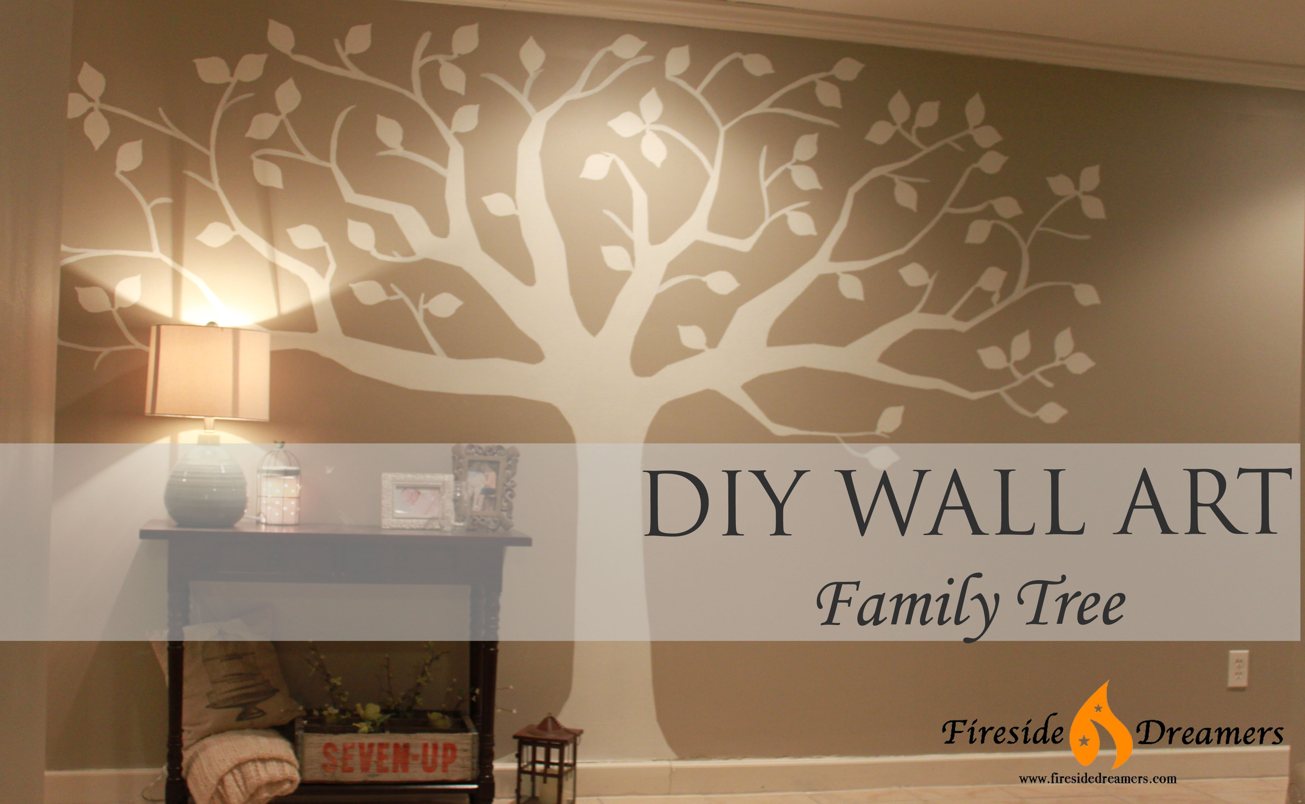 Family Tree Art On Wall - HD Wallpaper 