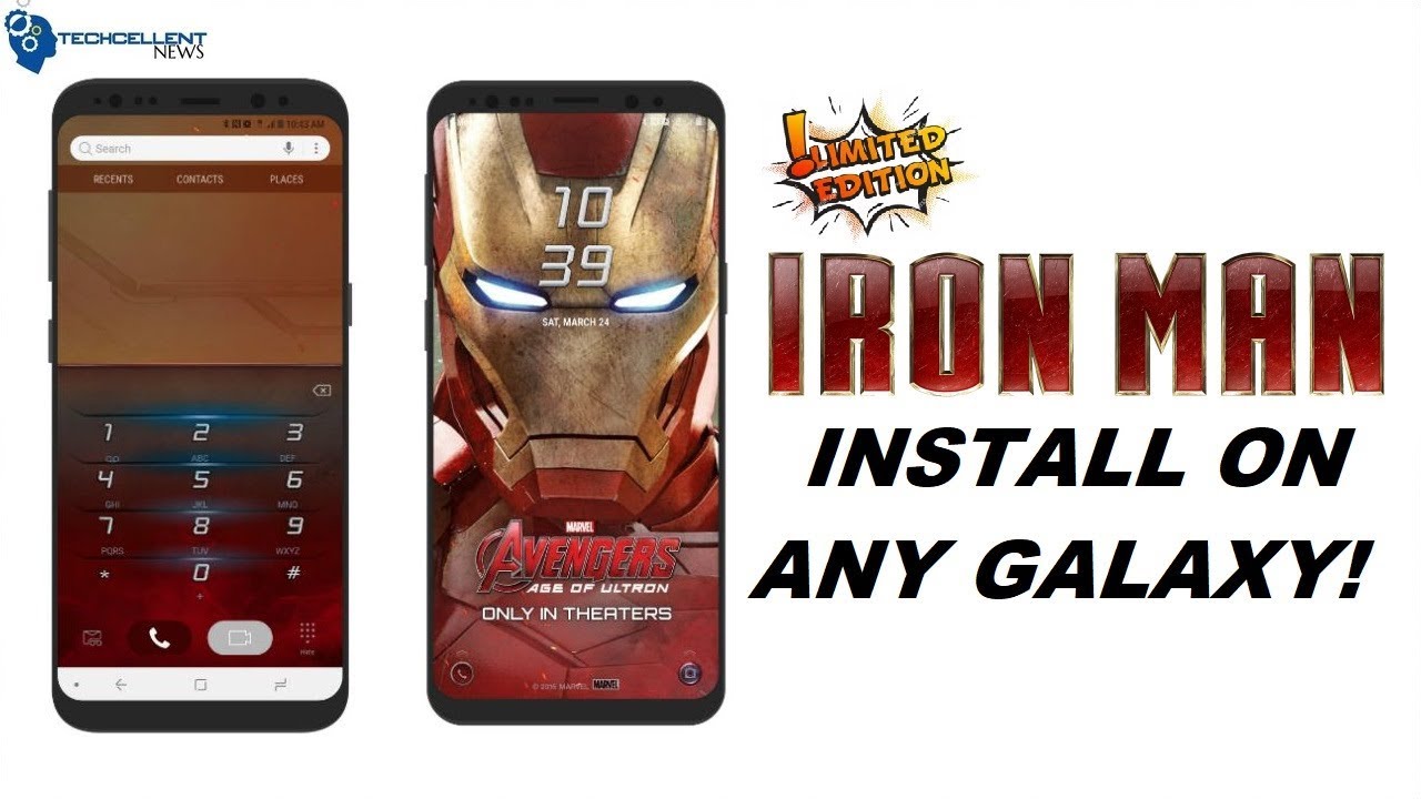 S10 Iron Man Theme - HD Wallpaper 