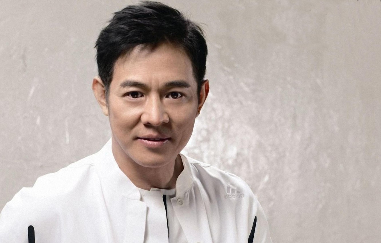 Photo Wallpaper White, Look, Background, Actor, Jet - Jet Li Png - HD Wallpaper 