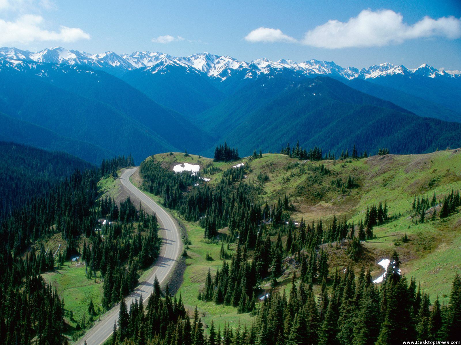 Olympic Range, Olympic National Park, Washington - Olympic National Park Background - HD Wallpaper 