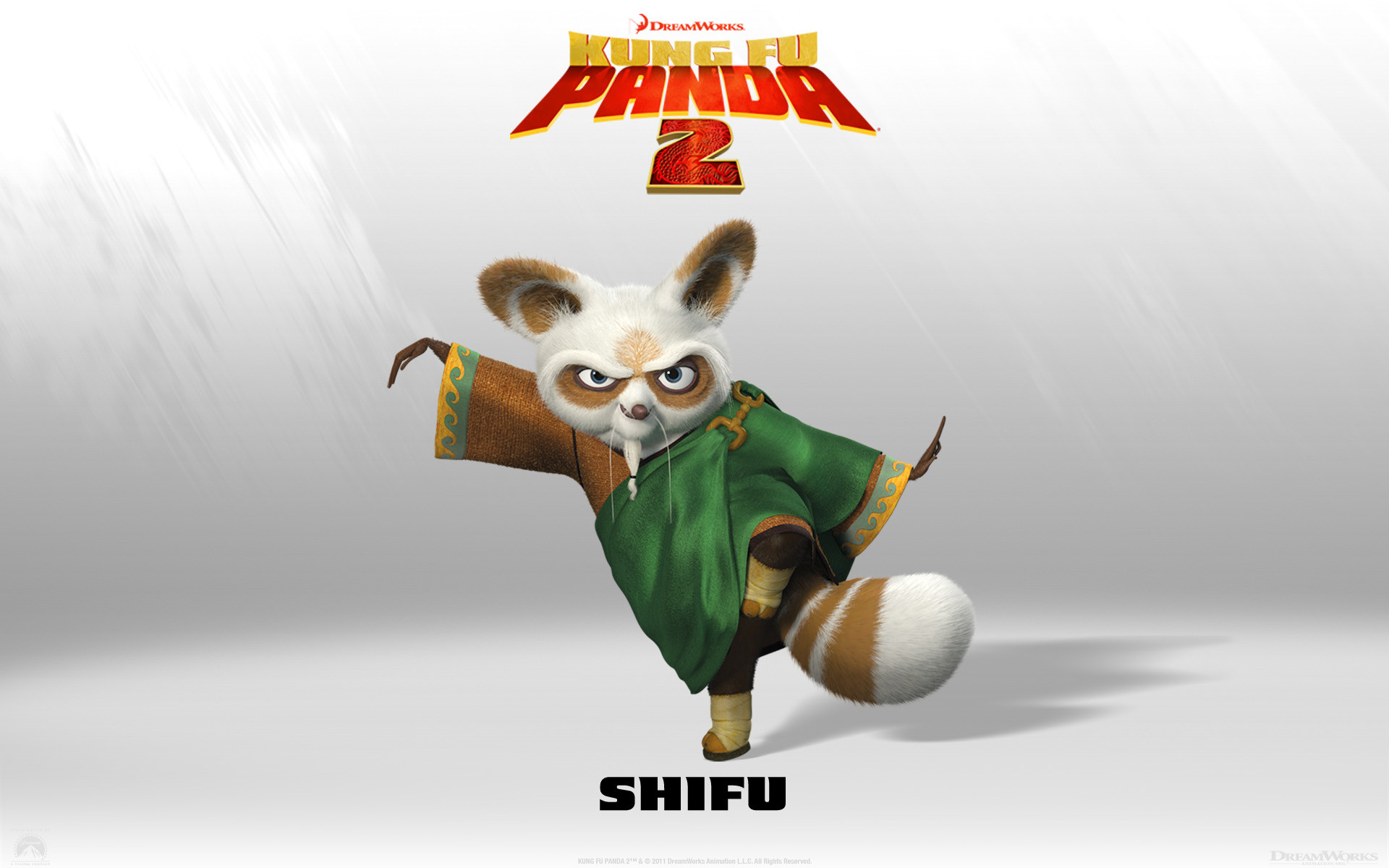 1920x1200, Kung Fu Panda 2 Wallpaper - Shifu Kung Fu Panda - HD Wallpaper 