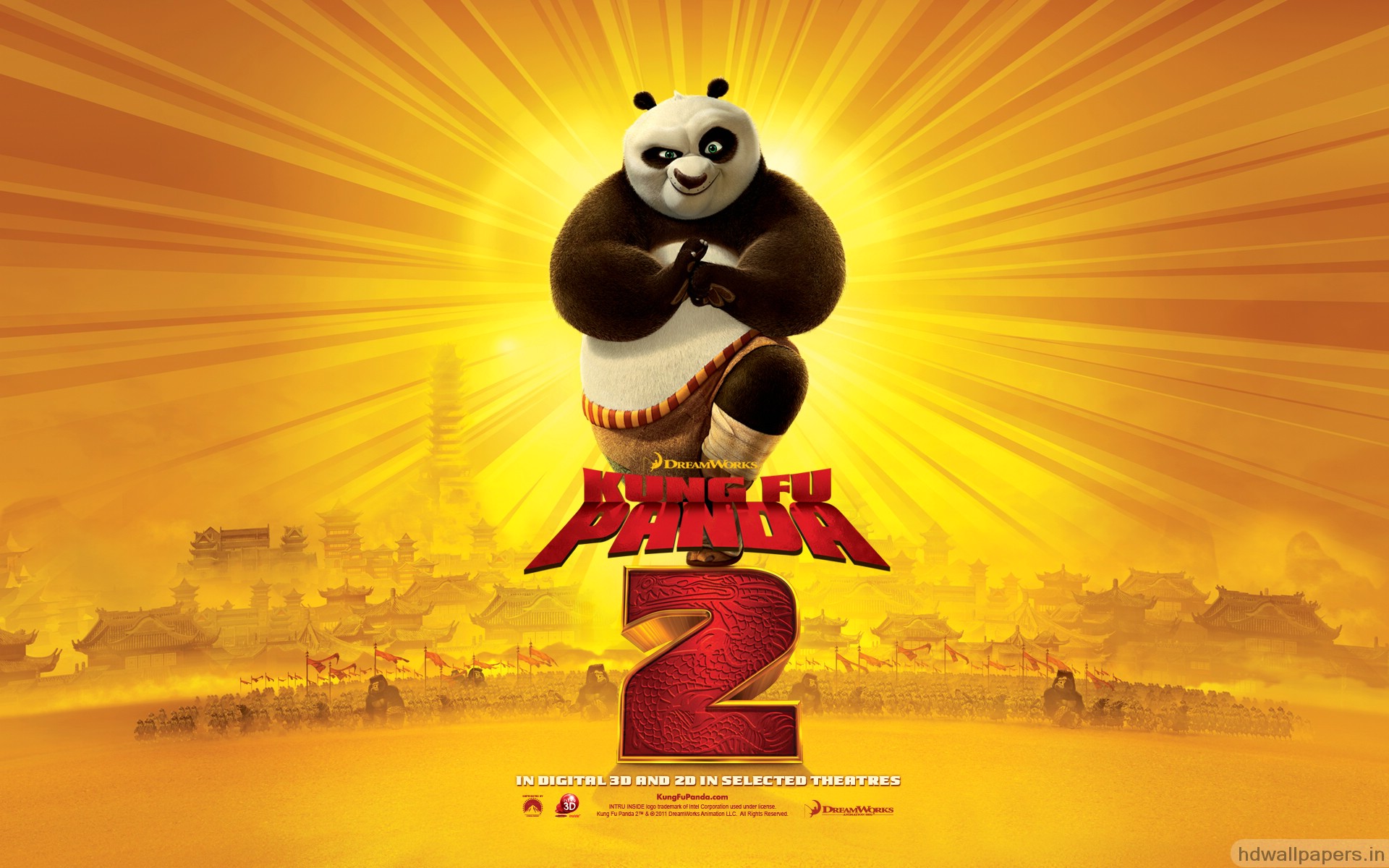 Kung Fu Panda 2 Background - HD Wallpaper 