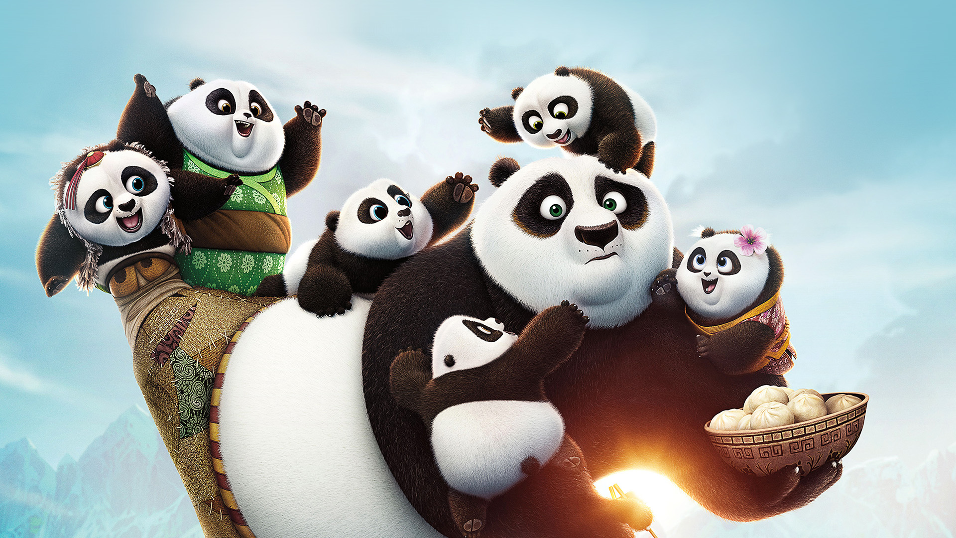 Kung Fu Panda Mini Panda - HD Wallpaper 