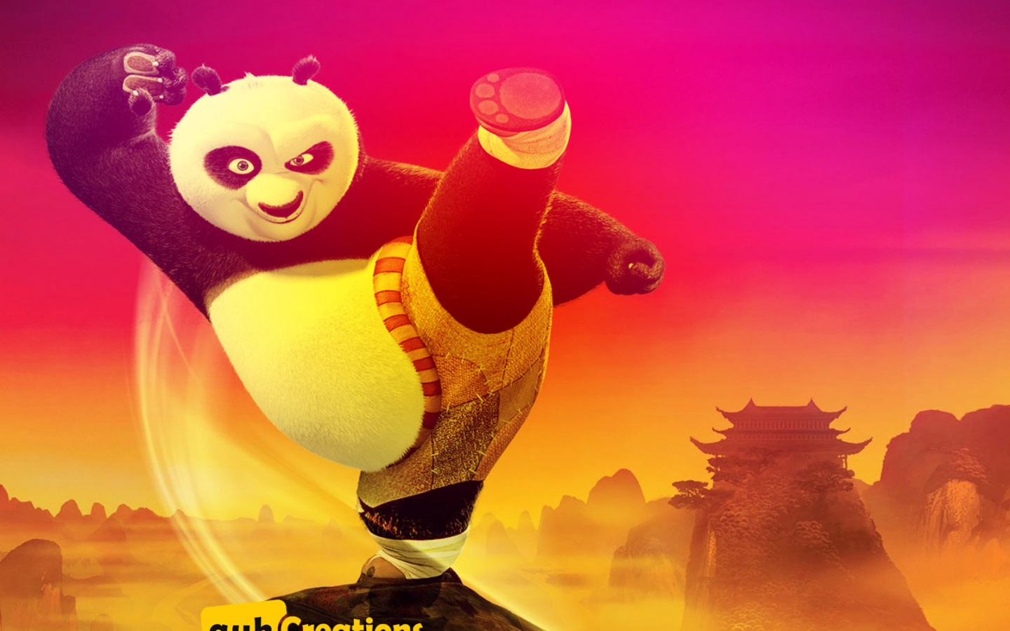 Kung Fu Panda 3d Desktop Pc And Mac Wallpaper - Kung Fu Panda Desktop - HD Wallpaper 
