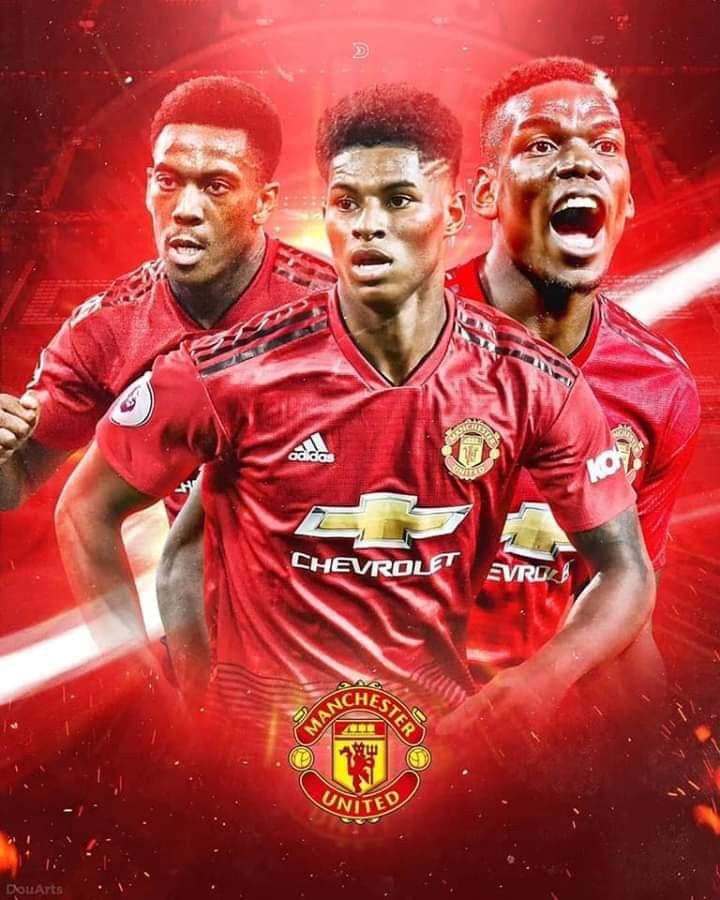 Pogba Rashford Lingard Martial - HD Wallpaper 