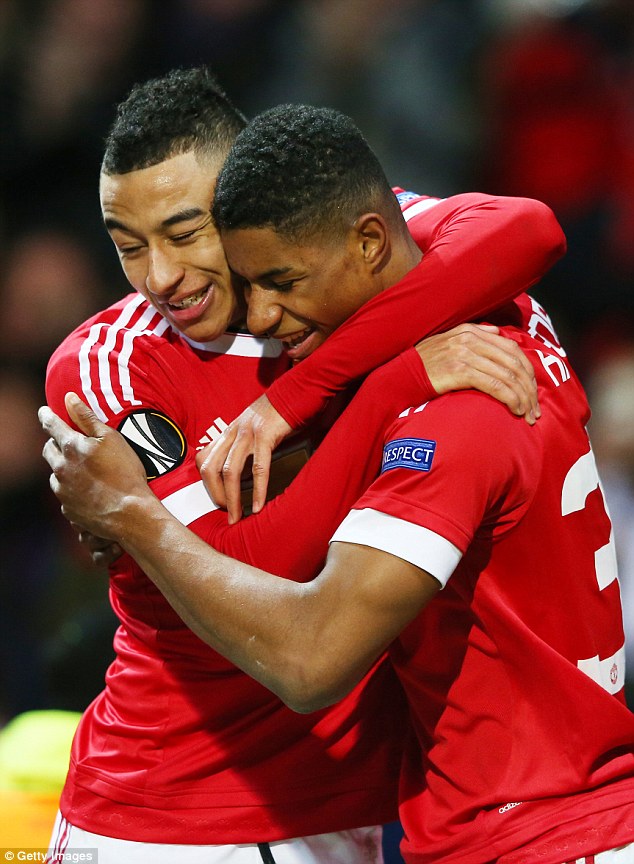 Top 94+ about lingard and rashford wallpaper 138 Marcus Rashford 10 of Manchester United Jesse Lingard 14 of Manchester United and Paul Pogba 6 of Manchester United decide who is going to take the freekick Stock Photo Alamy