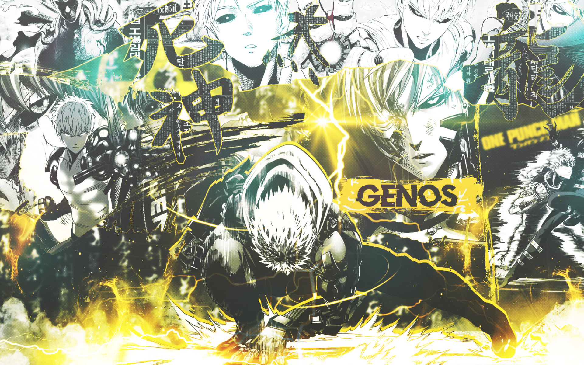 Photo Wallpaper Art, Manga, One Punch Man, Genos, Vanpatten - Imagenes De Genos 4k - HD Wallpaper 