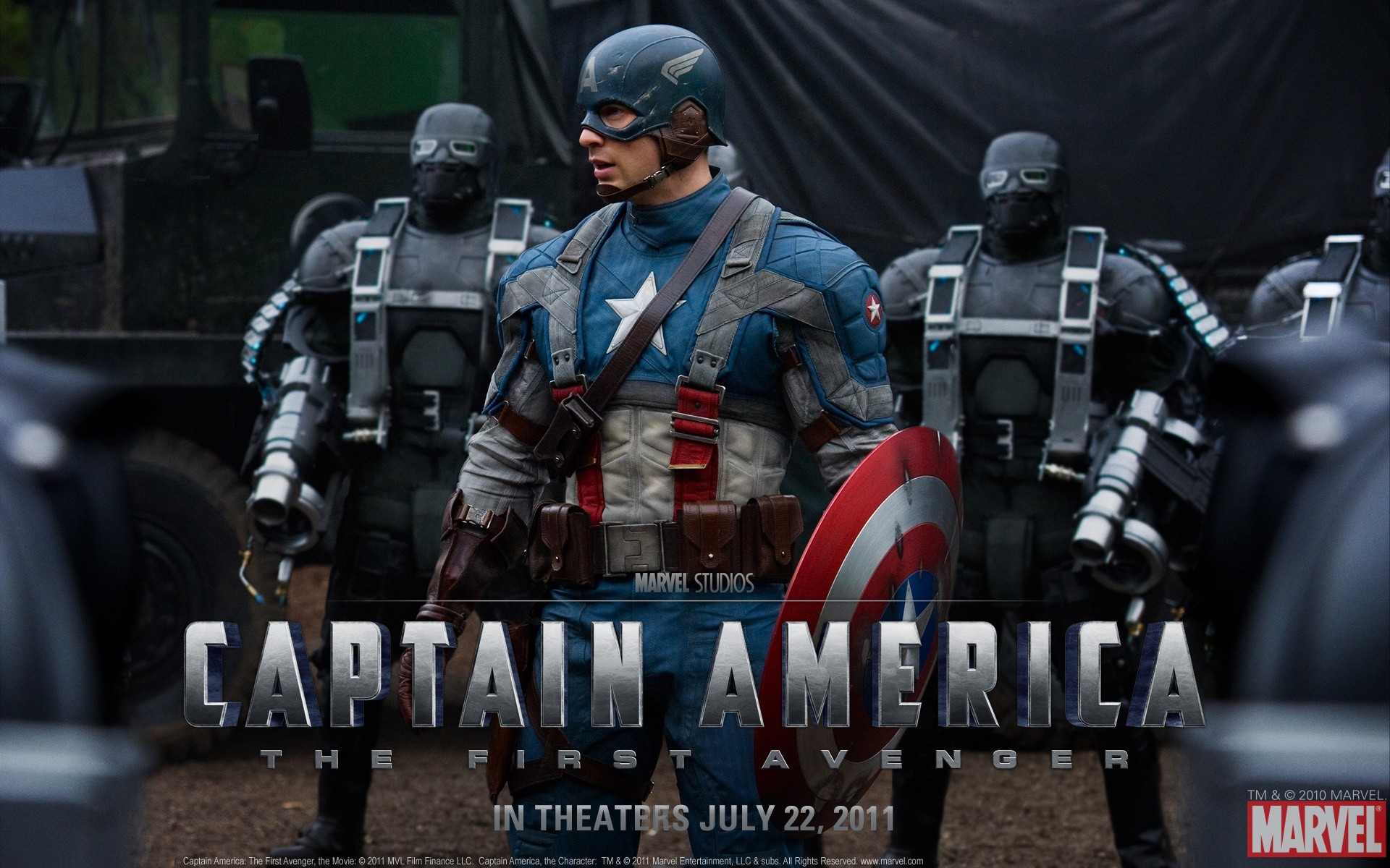 Captain America The First Avengers Movie Wallpaper - HD Wallpaper 