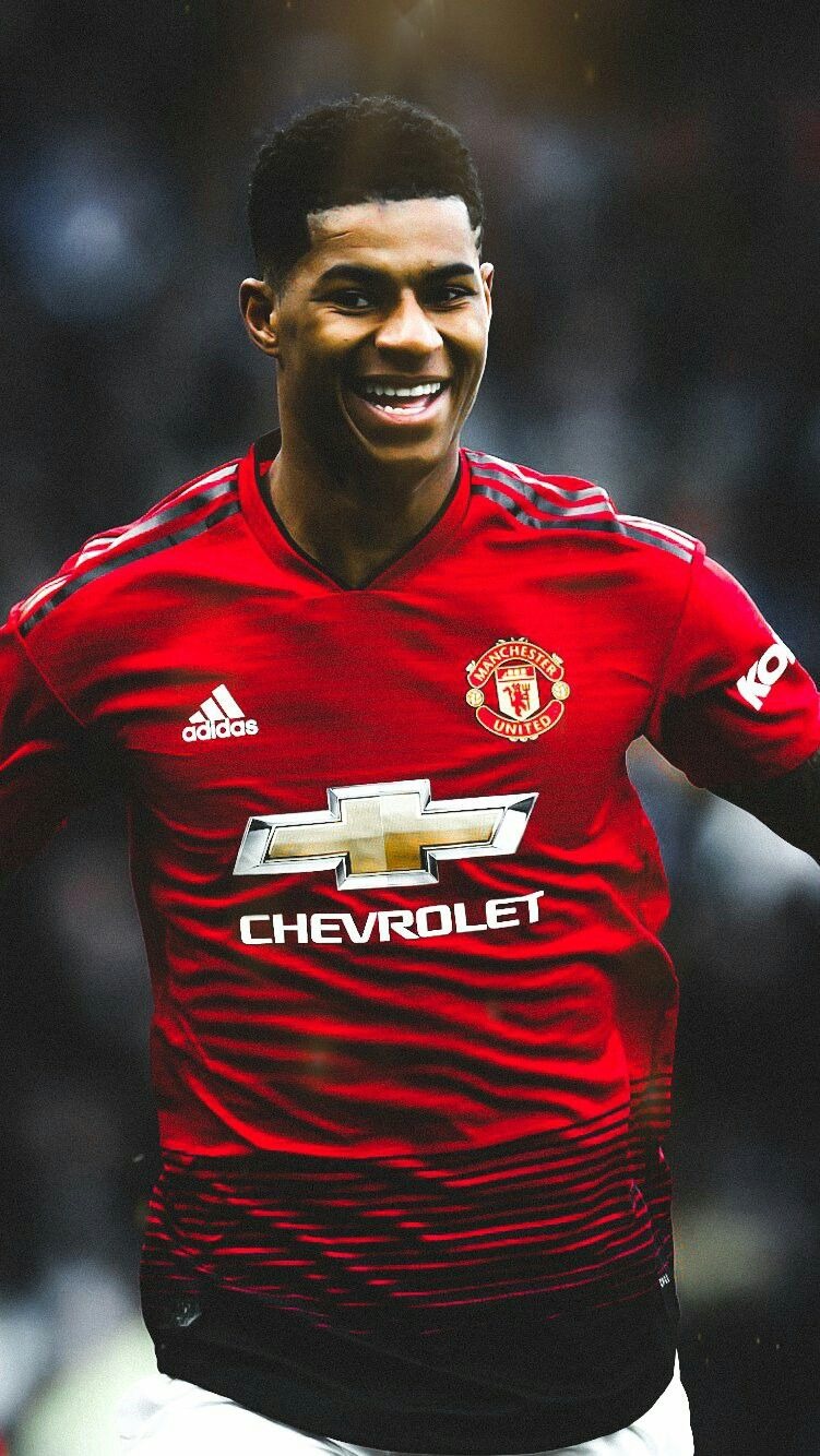 Marcus Rashford Smiling - HD Wallpaper 