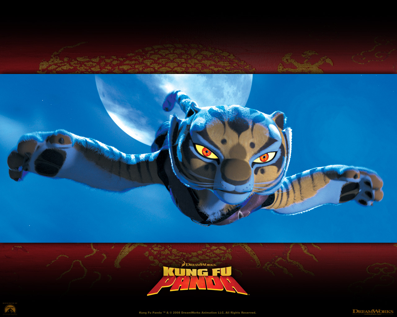 Kung Fu Panda 2 Hd Wallpapers - Kung Fu Panda Tigress Flying - HD Wallpaper 