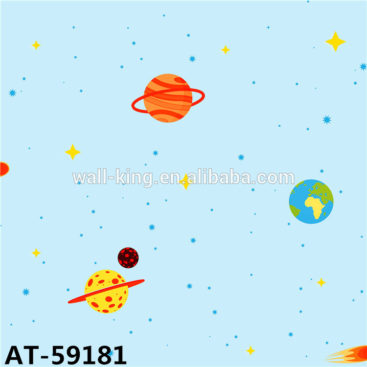 Baby Room Decorative Wallpaper Galaxy Photo Kids Wallpapers - Illustration - HD Wallpaper 