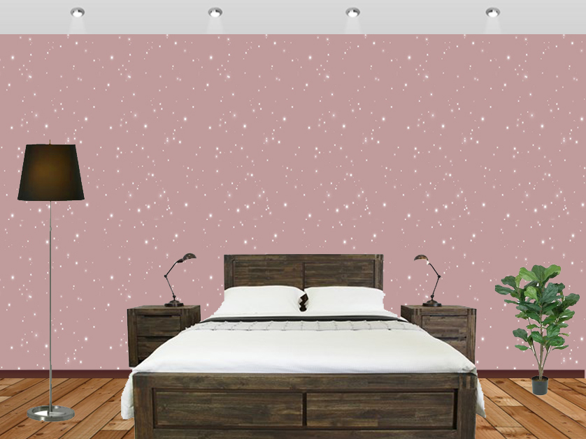 Galaxy Shining Stars Wall Mural Bedroom - Horse Wallpaper For Bedroom - HD Wallpaper 