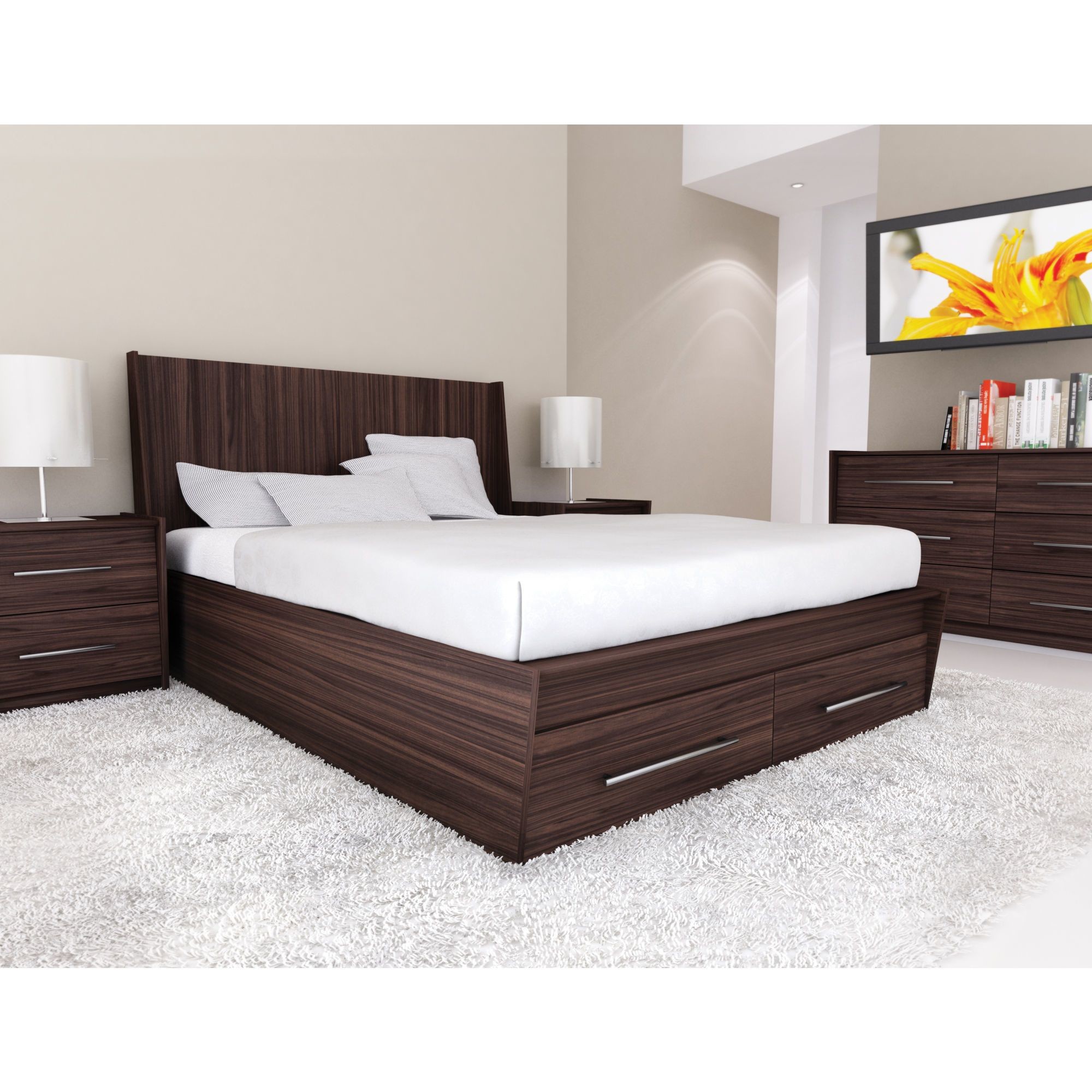 New Bedroom Interior Design Ideas 
 Data Src Free Wallpaper - Bedroom Double Bed Design - HD Wallpaper 