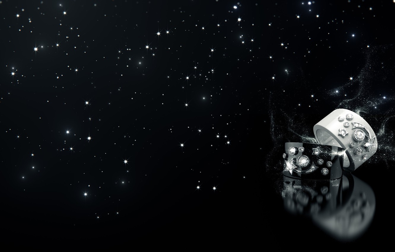 Photo Wallpaper Decoration, Style, Ring, Jewelry, Chanel - Cosmique Chanel - HD Wallpaper 