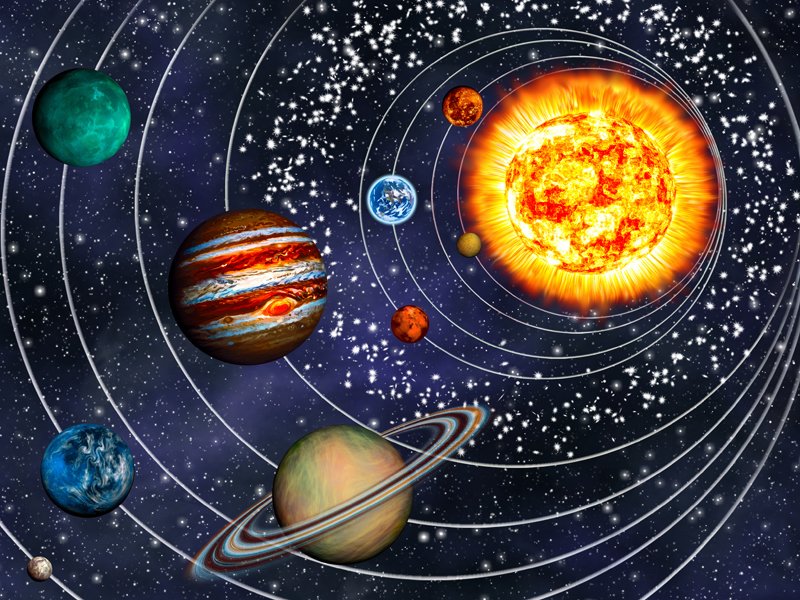 3d Project On Solar System - HD Wallpaper 