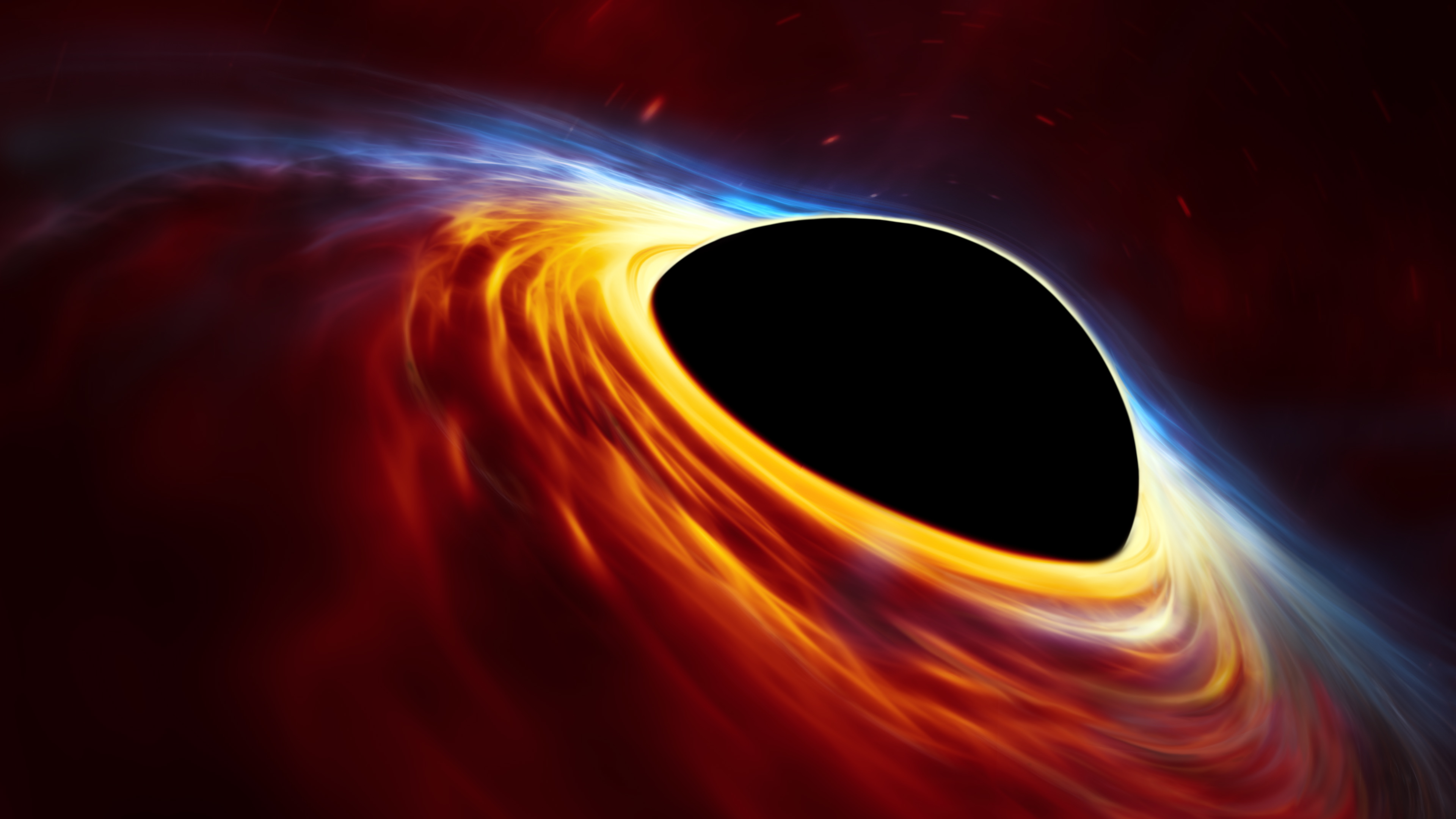 Black Hole Space 4k - Black Hole Ultra Hd - HD Wallpaper 