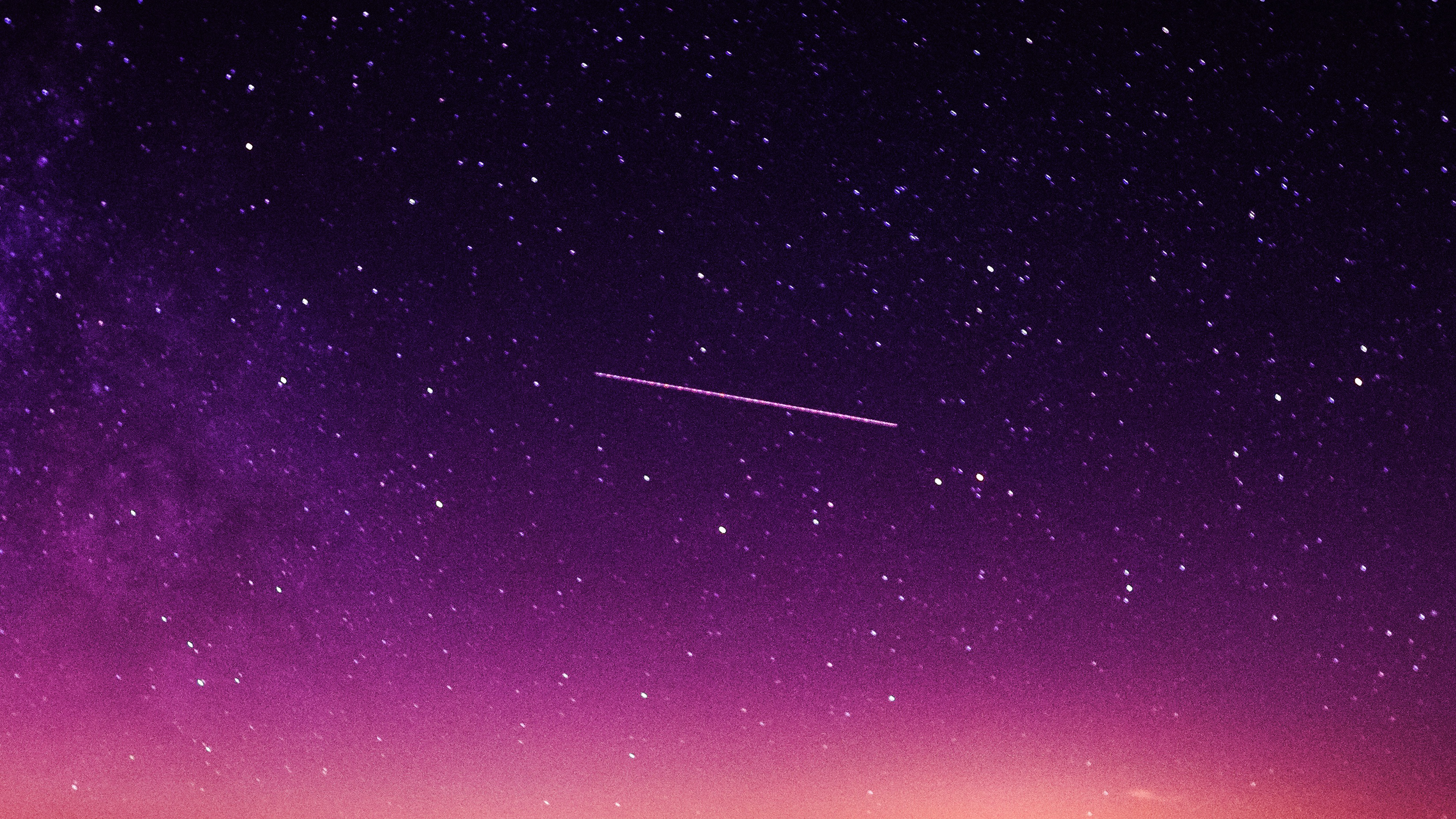 Purple Starry Sky Hd - HD Wallpaper 