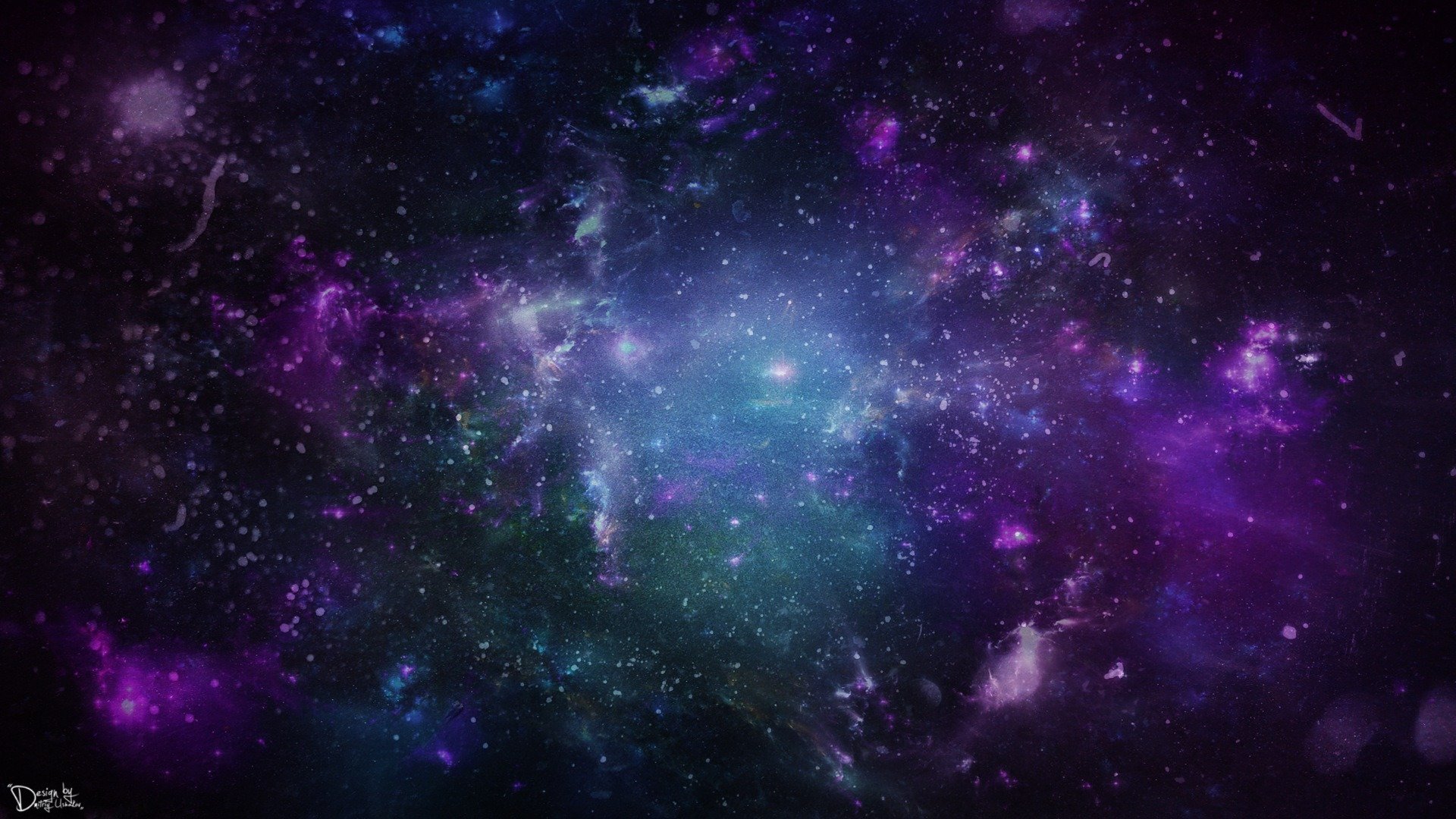 Download Full Hd Nebula Desktop Wallpaper Id - Space Background For Logo - HD Wallpaper 