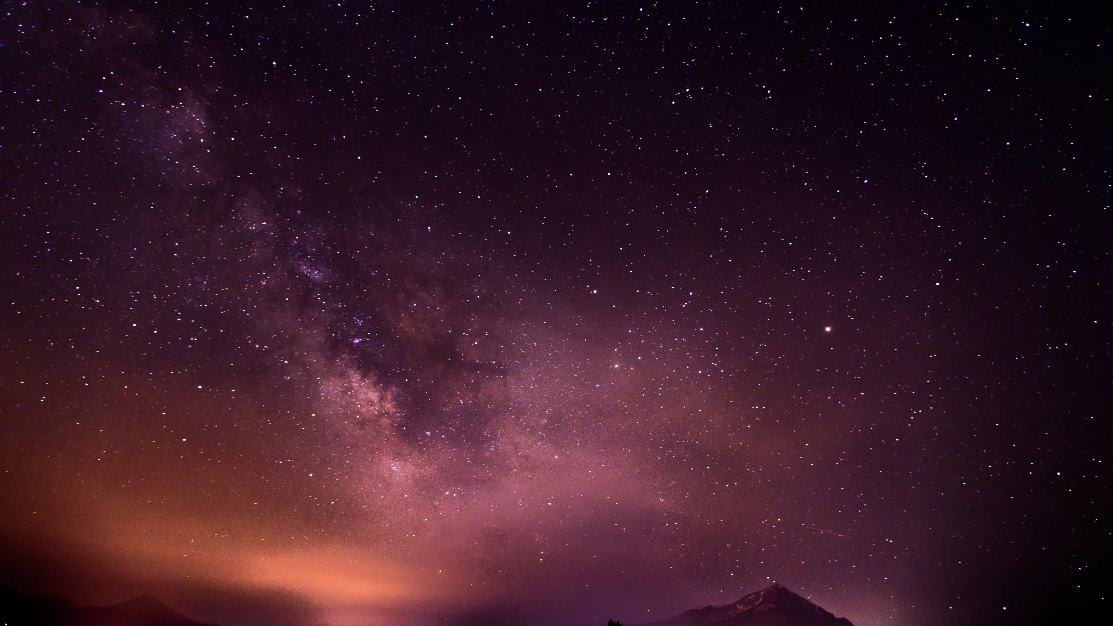 Sky Full Of Stars Long Exposure Galaxy 4k - Star - HD Wallpaper 